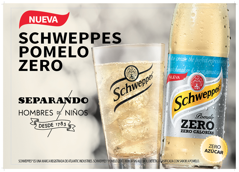 Schweppes inspira a las nuevas generaciones con el lanzamiento de Pomelo Zero