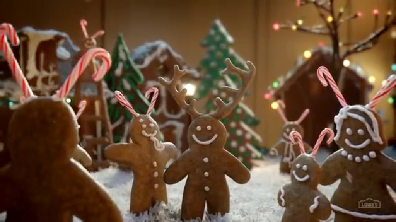 Una galleta de jengibre protagoniza lo último de BBDO NY para Lowes en Navidad