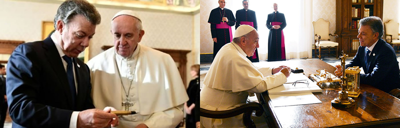 El Balígrafo de McCann Colombia para el Papa Francisco