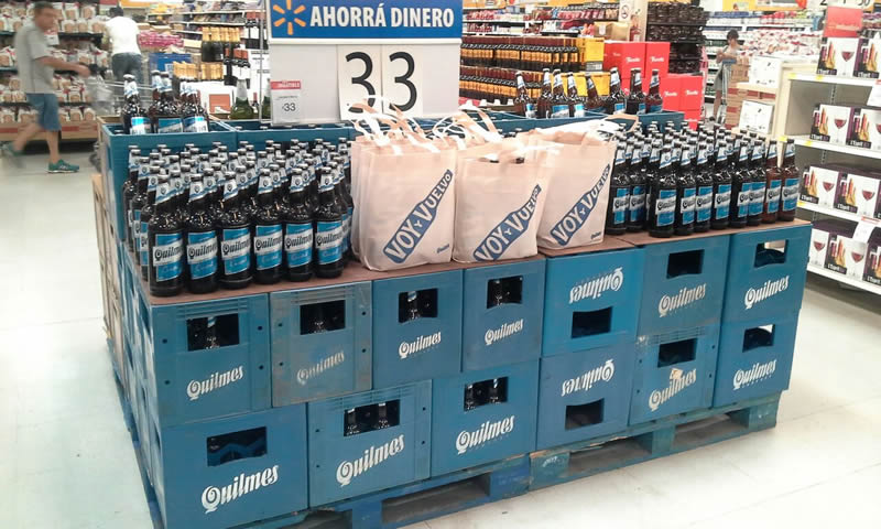 Cervecería y Maltería Quilmes donó las primeras 50 mil bolsas larga vida