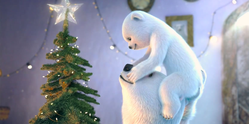 DAVID y los osos polares de Coca-Cola muestran cómo tener un hogar amoroso en Navidad