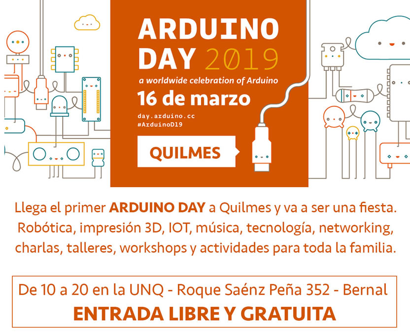Mañana llega Arduino Day Quilmes