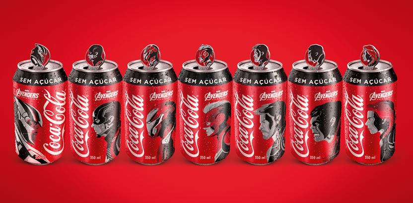 Pin Tabs de Avengers, lo nuevo de Coca-Cola