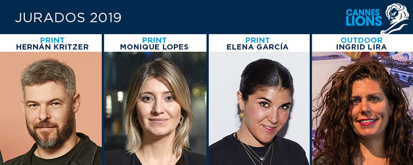 Kritzer, Lopes, García y Lira: Cómo juzgarán en Cannes Lions 2019