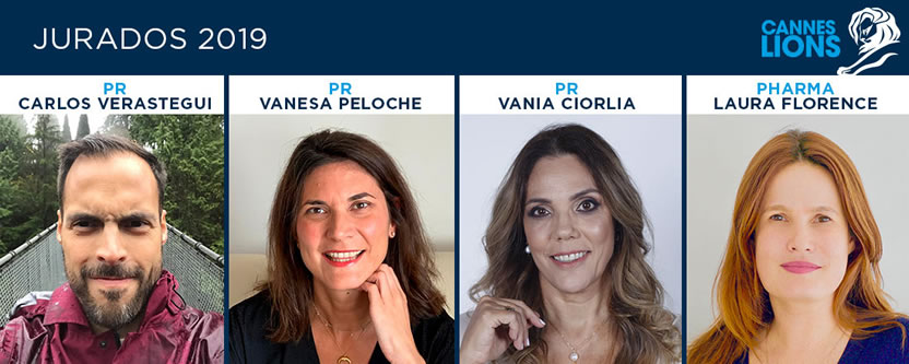 ¿Cómo juzgarán los representantes latinos PR y Pharma en Cannes 2019?