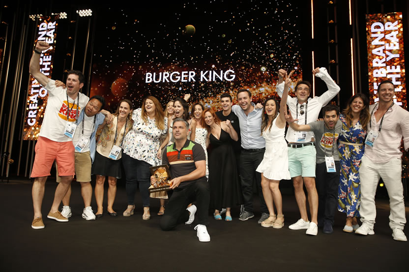 Burger King es la Marca Creativa del Año en Cannes 2019
