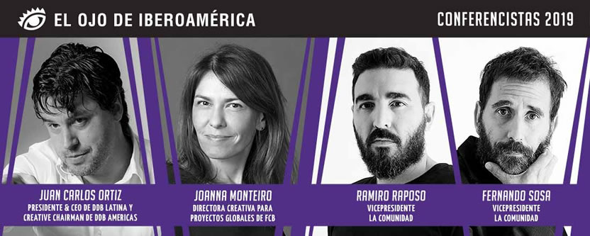 Ortiz, Monteiro, Sosa y Raposo, Conferencistas de El Ojo 2019