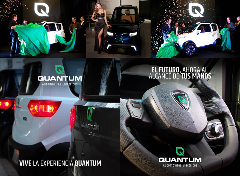 Quantum Motors lanza auto eléctrico hecho 100% en Bolivia 