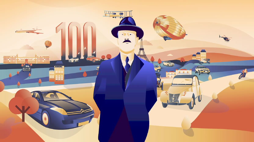 Citroën cumple 100 años y HOY ilustra su historia