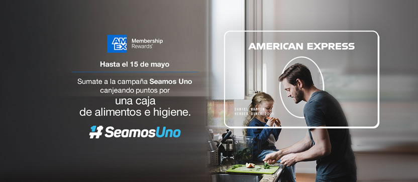 American Express se suma a la campaña #SeamosUno junto a Caritas