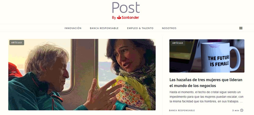 Santander Argentina lanza Post, un nueva forma de comunicarse