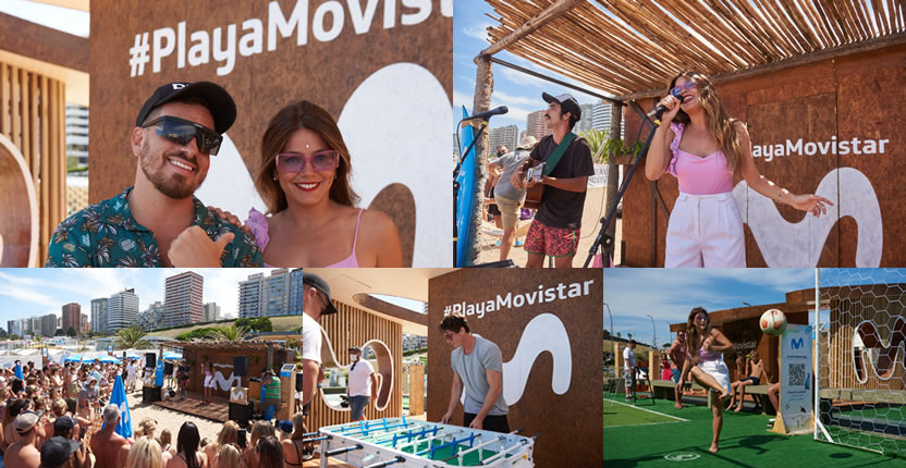 Se inauguró la Playa Movistar en MDQ