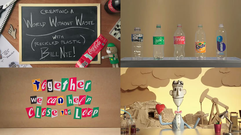 Coca-Cola muestra el reciclaje ideal
