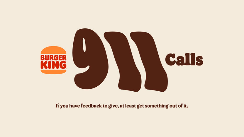 Burger King promueve su programa de satisfacción del cliente con llamadas al 911