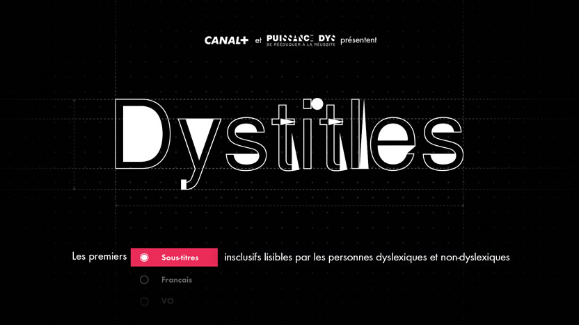Canal+ y BETC innovan por los disléxicos