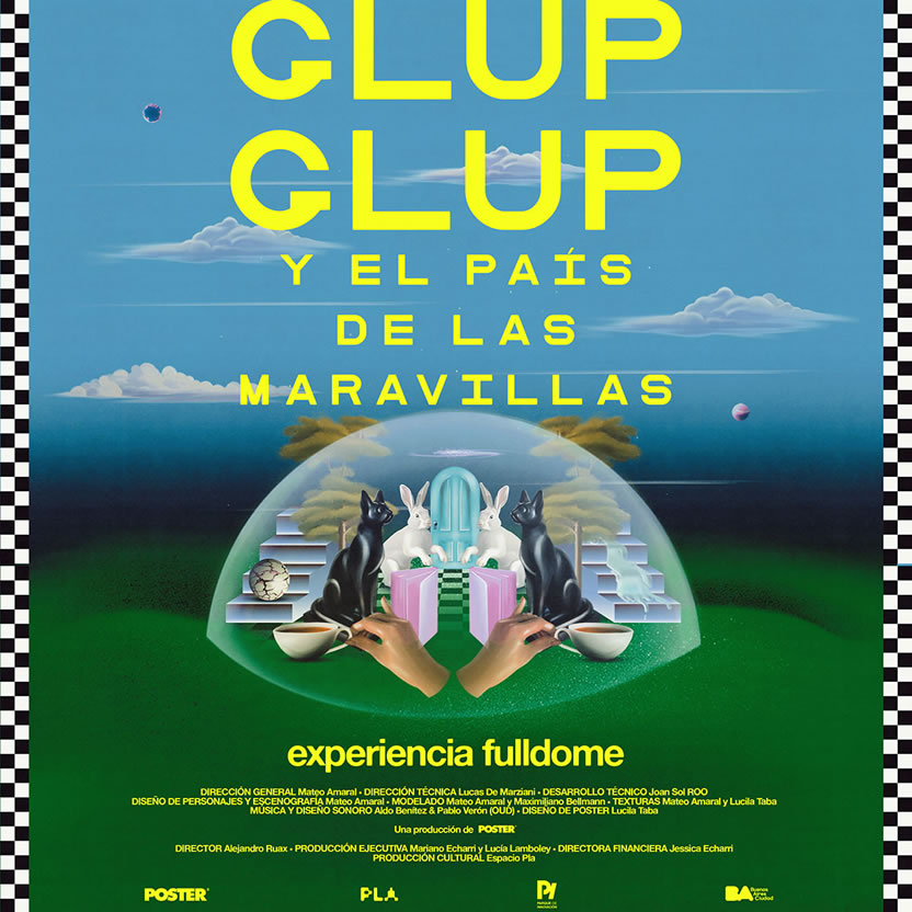 Poster y Espacio Pla estrenan la experiencia digital Glup Glup y el País de las Maravillas