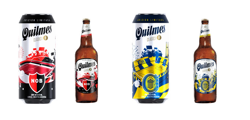 Quilmes lanza nuevas ediciones limitadas: Newells Old Boys y Rosario Central