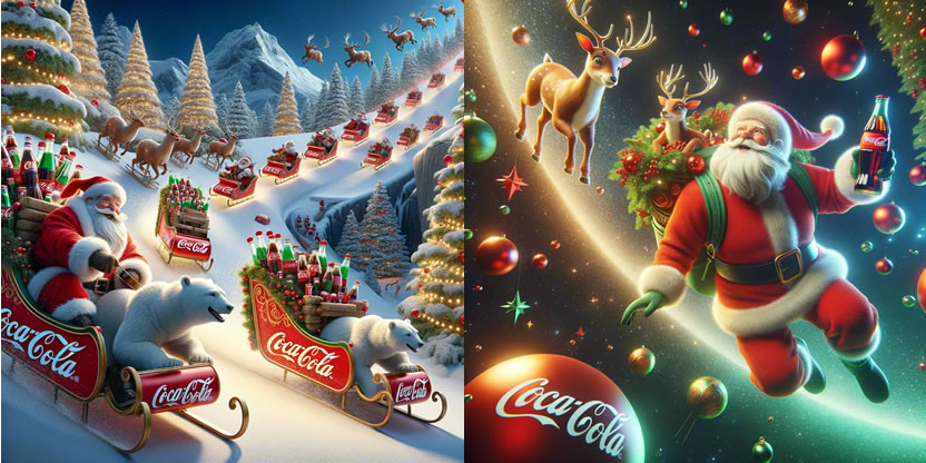Coca-Cola celebra la Navidad con IA