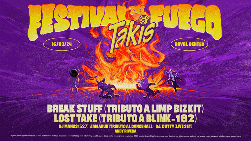 Takis lanza el Festival del Fuego: Una colaboración entre Fantástica y Bombai