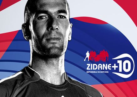 Adidas, agradecida con Zinedine Zidane