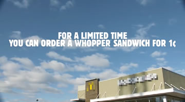 Burger King vende Whoppers en McDonalds
