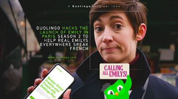 BETC París y Duolingo invitan a todas las Emily del mundo a mejorar su francés