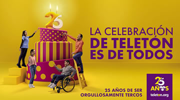 (anónimo) y Fundación Teletón celebran los 25 años de ser orgullosamente terco