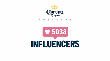 5.038 Influencers: el exitoso lanzamiento de Corona Tropical ideado por Bombai