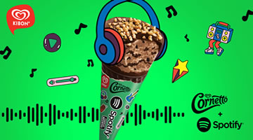 Kibon y Spotify lanzan un helado con la creatividad de iD TBWA
