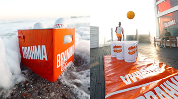 Cerveza Brahma desembarcó frescura en las playas de Mar del Plata de la mano de Ketama
