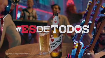 Cerveza Pilsener presenta su primera campaña creada por el taier DDB Centro