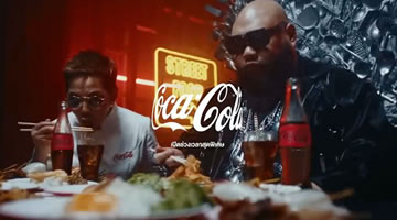 Noche épica de Coca-Cola en Bangkok con el famoso rapero F.HERO y la cocinera Chef Pom