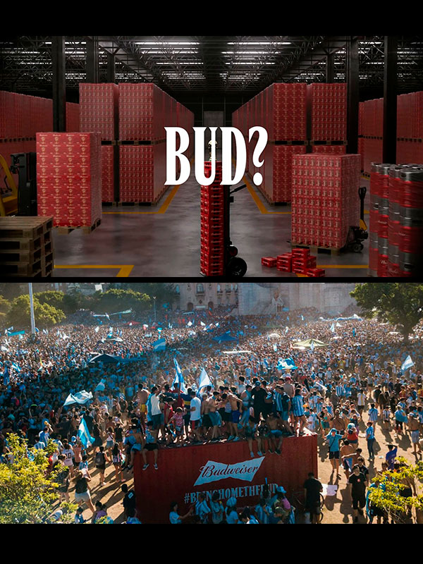 Bring Home The Bud / Africa Creative: Gran Ojo Directo y Sports