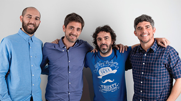 <p>Pablo Tajer, Pablo Sánchez Rubio, Diego Medvedocky y Máximo Lorenzo, un equipo unido que está llegando lejos con Grey Argentina.</p>