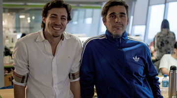 <p>Chavo D´Emilio (Presidente/DGC) y Aníbal Pérez Zarlenga (CEO), de McCann Buenos Aires.</p>