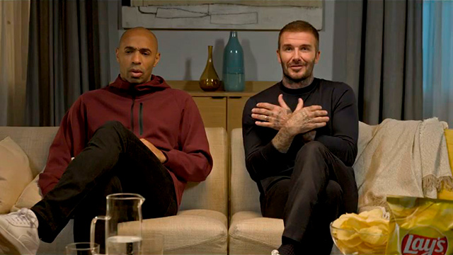 Behind the Scenes with David Beckham and Thierry Henry