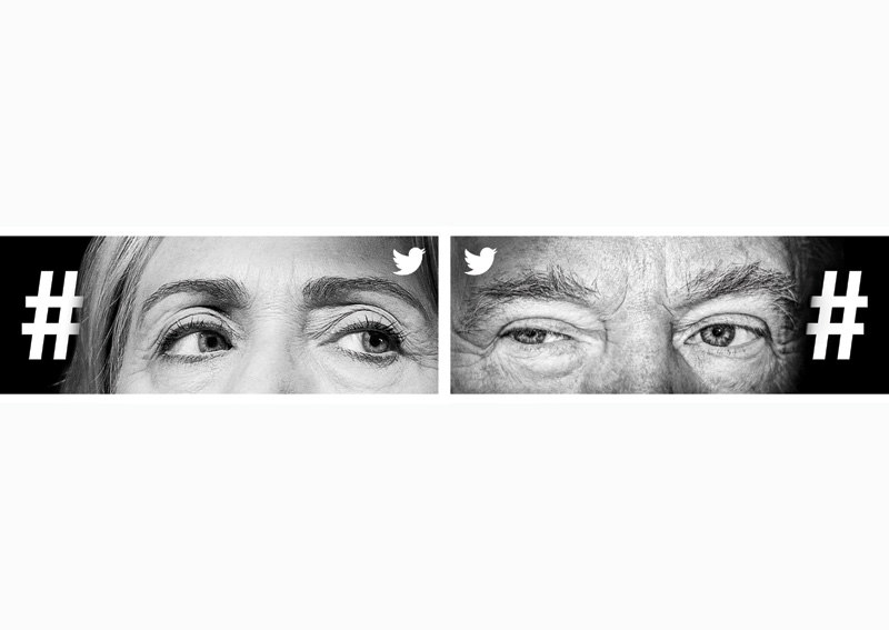 Eyes: Hillary Clinton & Donald Trump