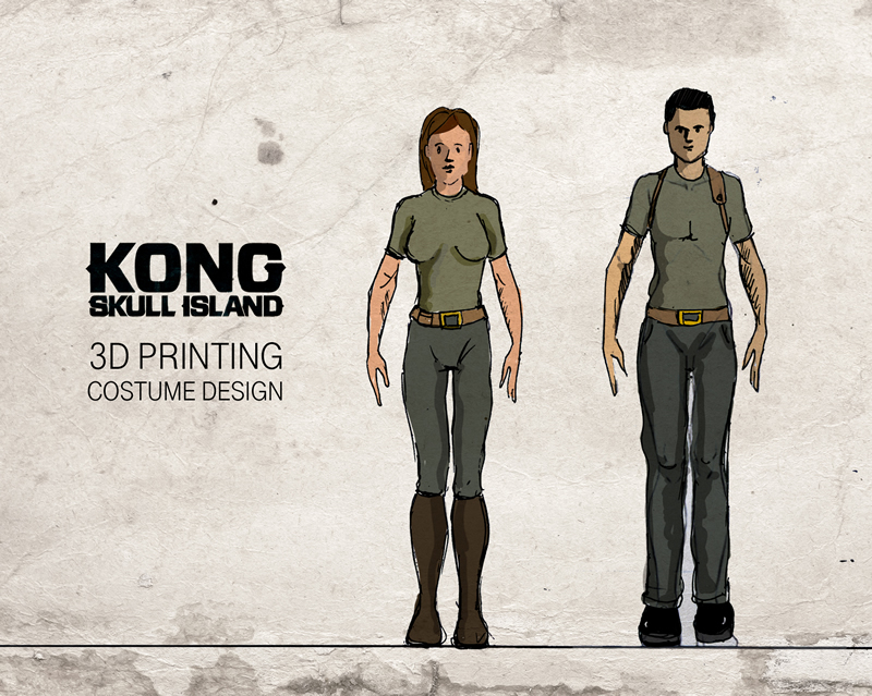 Kong 3D Printing Costume Design