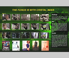 Force is with Cristal Beer