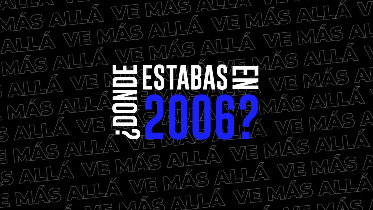 ¿Donde estabas en 2006? #ElOjo25años