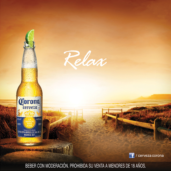 Cerveza Corona y una invitación al Relax