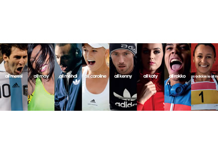 guerra marcador Educación Adidas lanza la mayor campaña de marketing de su historia: Adidas is all in  - LatinSpots