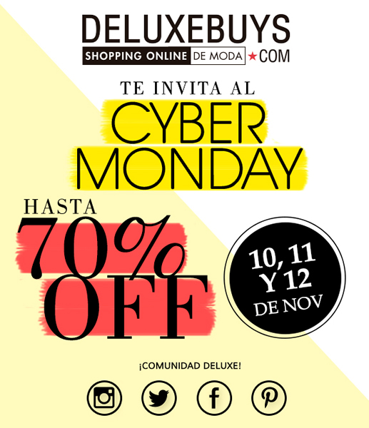 DeluxeBuys en Cyber Monday