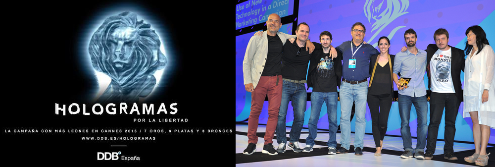 DDB España y el éxito de los hologramas en Cannes 2015