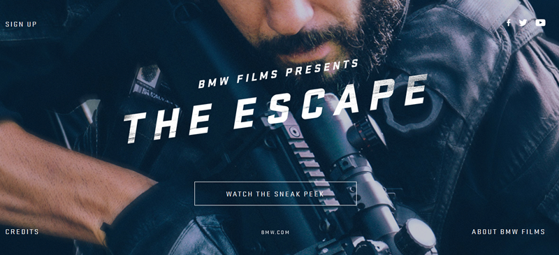 Con The Escape vuelve BMW Films