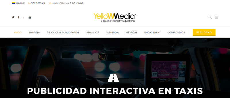 YellowMedia llega a los taxis de Colombia