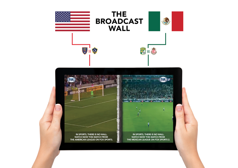 Fox Sports divide al fútbol con un muro