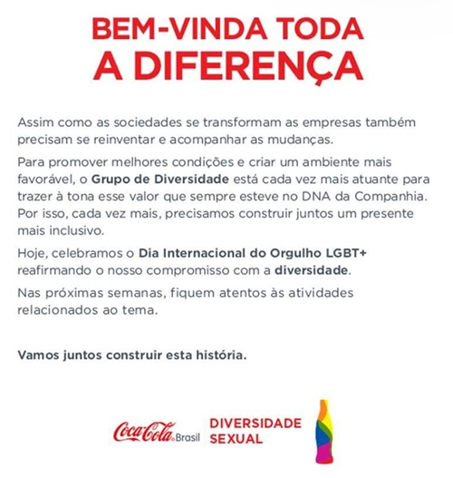 Las latas de Coca-Cola llenas con Fanta por la diversidad