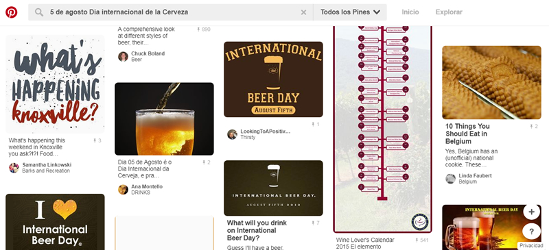 El boom de la cerveza en Pinterest