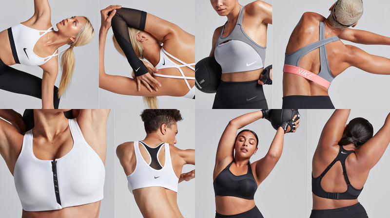 Nike presenta los nuevos modelos de su Bra Collection